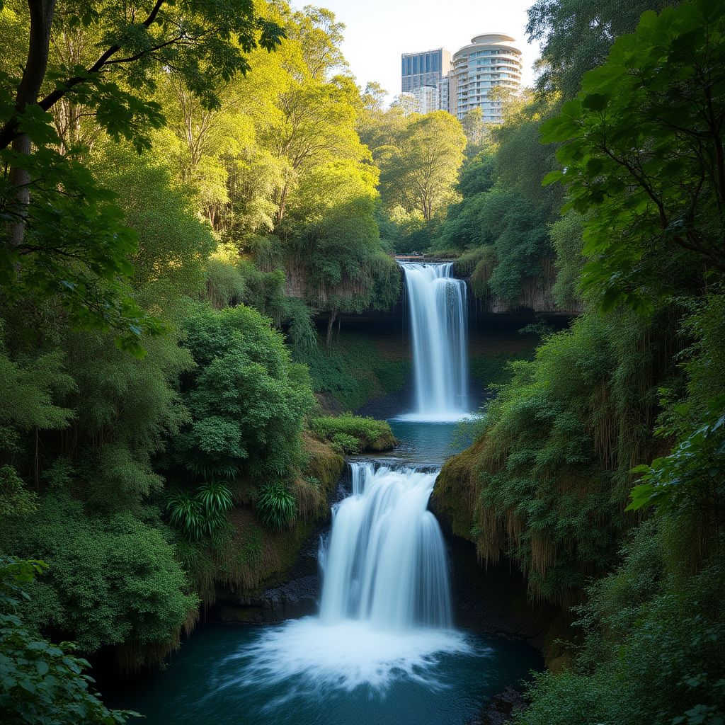 Secret Urban Waterfall